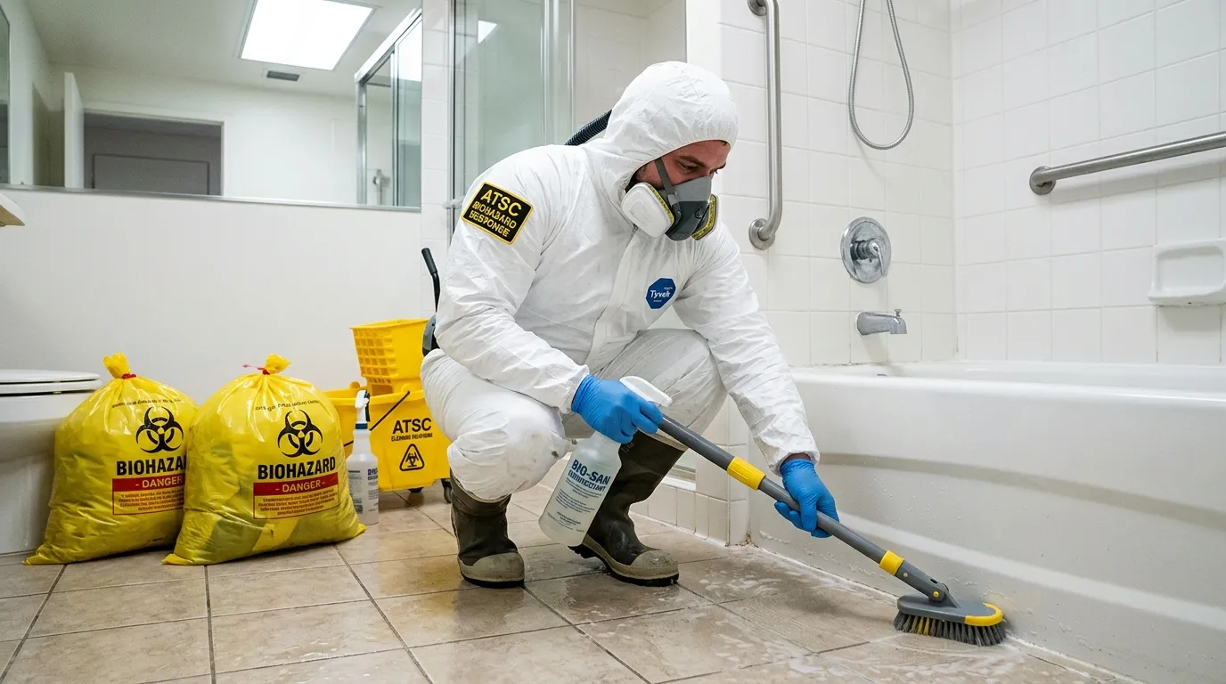 Decontamination equipment deployed for Blood Cleanup in Marlton